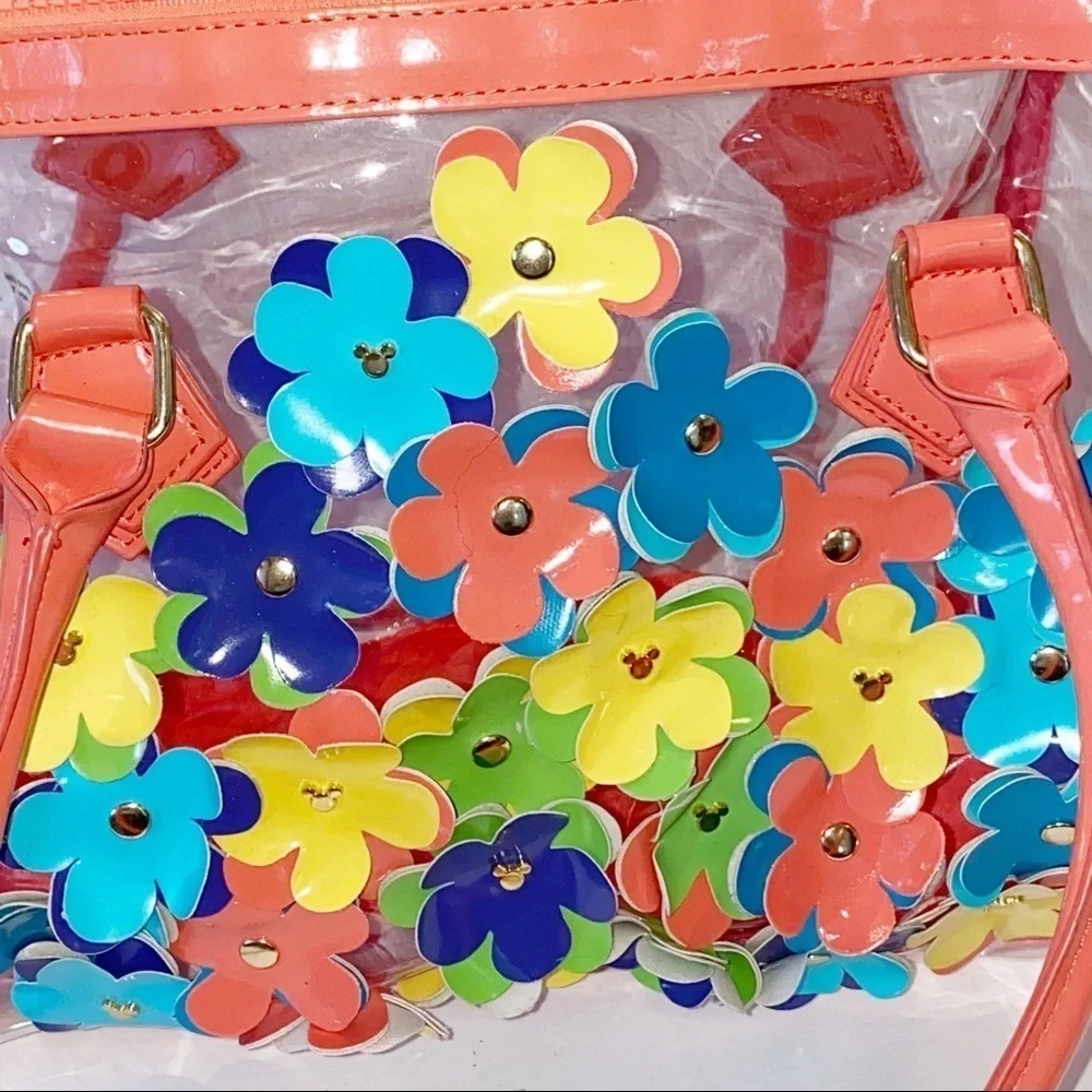 Disney | Clear Plastic Bag Attached Flowers Peach